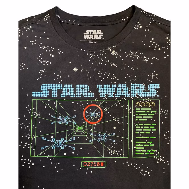 GameStop Star Wars Retro Unisex Short Sleeve Graphic T-Shirt GameStop Exclusive