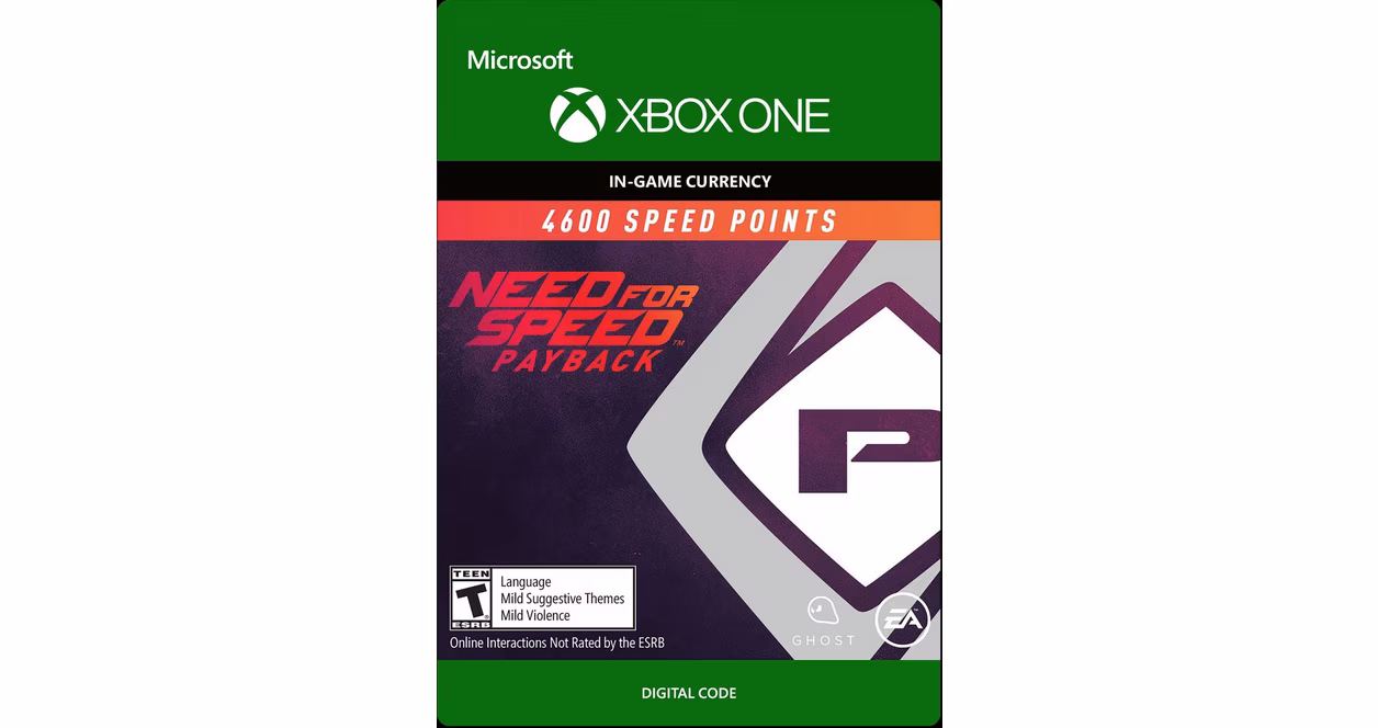 GameStop Need for Speed Payback 4,600 Speed Points