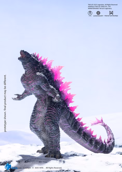 GameStop Hiya Toys Godzilla x Kong The New Empire Godzilla Evolved Translucent Ver. 7-in statue