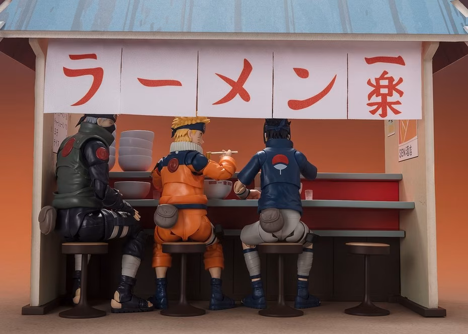 GameStop Bandai Spirits Tamashii Nations Naruto Ichiraku Ramen Set