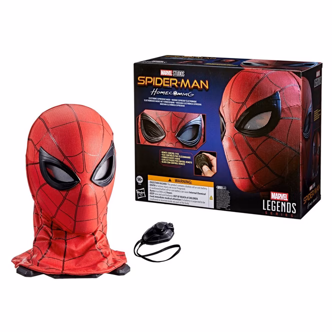 GameStop Hasbro Marvel Legends Series Spider-Man: Homecoming Premium Electronic Expressive Mask