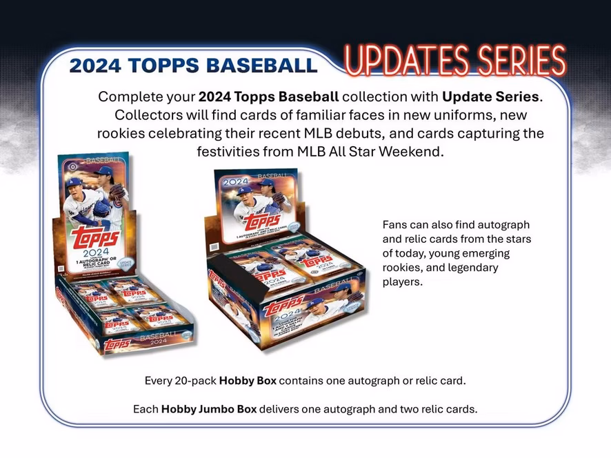 GameStop Topps 2024 MLB Baseball Update Fat Pack
