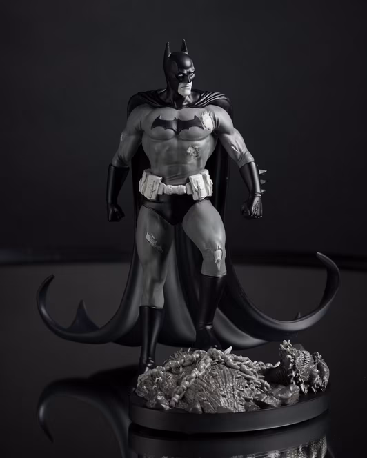GameStop McFarlane Toys DC Direct Batman by Bjorn Barends (Batman Black and White) 1:10 Scale Resin Statue