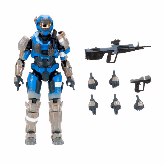 GameStop Jazwares Halo Reach The Spartan Collection Noble Team 6-Pack Figure Set