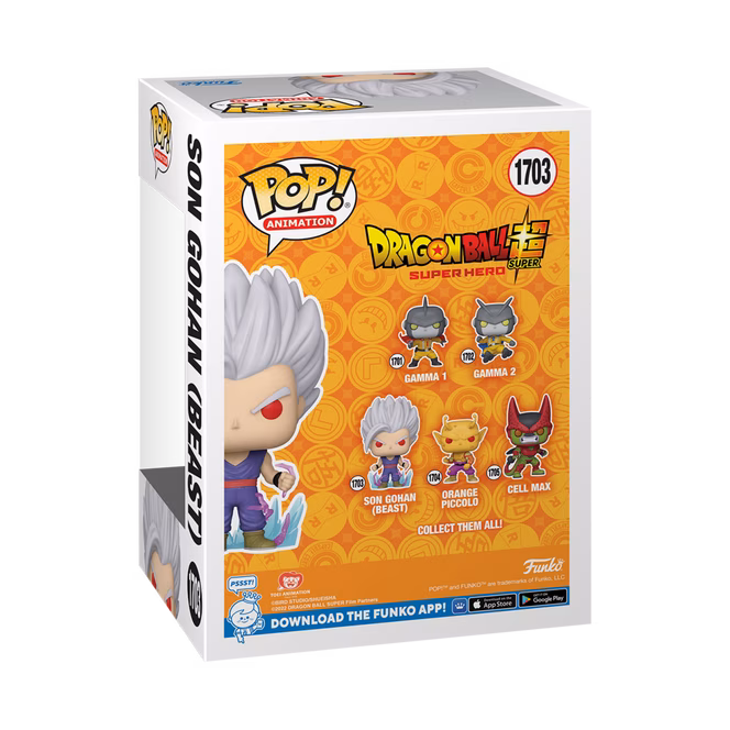 GameStop Funko POP! Animation: Dragon Ball Super: Super Hero Son Gohan(Beast) 5.5-in Vinyl Figure