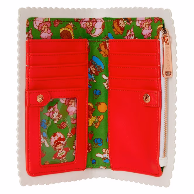 GameStop Loungefly Sanrio Hello Kitty and Friends x Strawberry Shortcake Flap Wallet