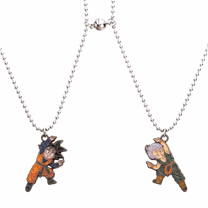 GameStop Dragon Ball Z Goten and Trunks Magnetic BFF Necklaces GameStop Exclusive