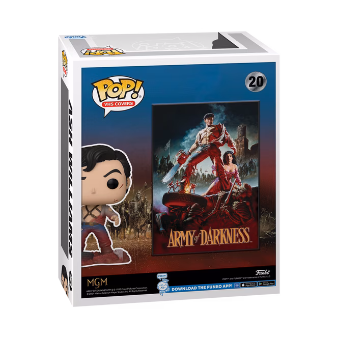 GameStop Funko POP! DVD Cover: Army of Darkness Ash Williams 4.35-in Vinyl Figure GameStop Exclusive