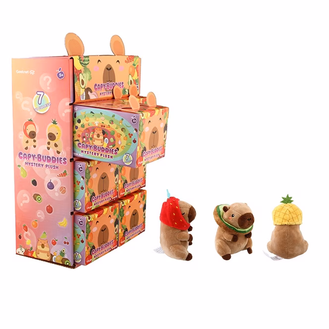 GameStop Capy Buddies Capybara Blind Box 5-in Plush(Styles May Vary)
