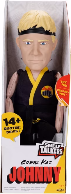 GameStop Shelf Talkers Cobra Kai Johnny Lawrence (English) 12-in Talking Plush
