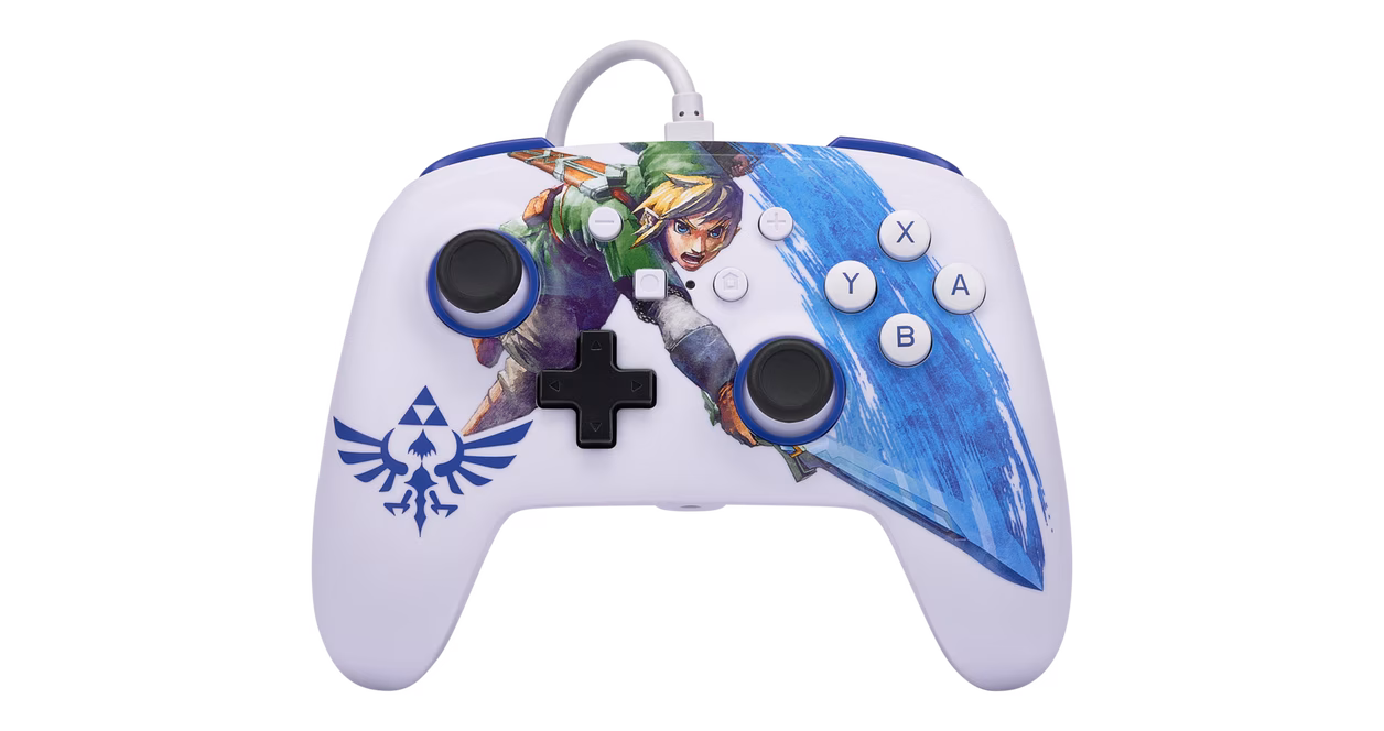 GameStop PowerA Enhanced Wired Controller for Nintendo Switch - Master Sword Attack