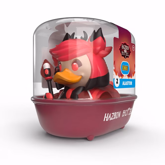 GameStop Tubbz Hazbin Hotel 1st Edition Alastor 3.54-in Collectible Duck