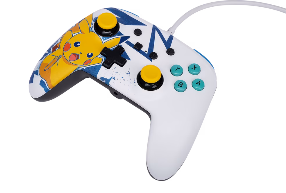 GameStop PowerA Enhanced Wired Controller for Nintendo Switch - Pikachu High Voltage