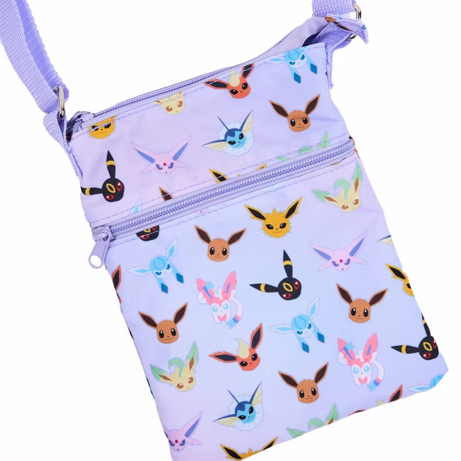 GameStop Pokemon Eevee Evolutions Passport Crossbody Bag GameStop Exclusive