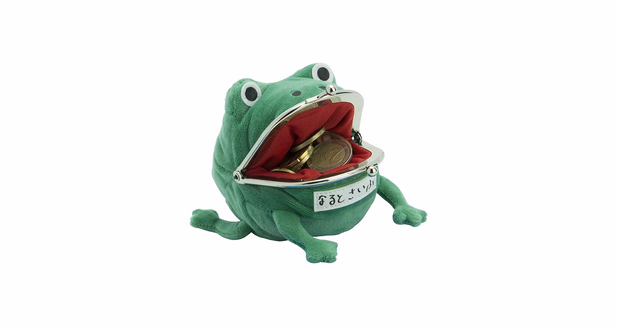 GameStop Naruto Shippuden Gama-Chan Frog Replica Coin Purse