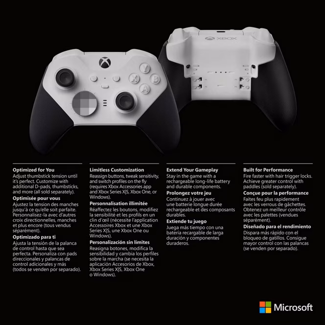 GameStop Microsoft Xbox Elite Wireless Controller Series 2 - Core