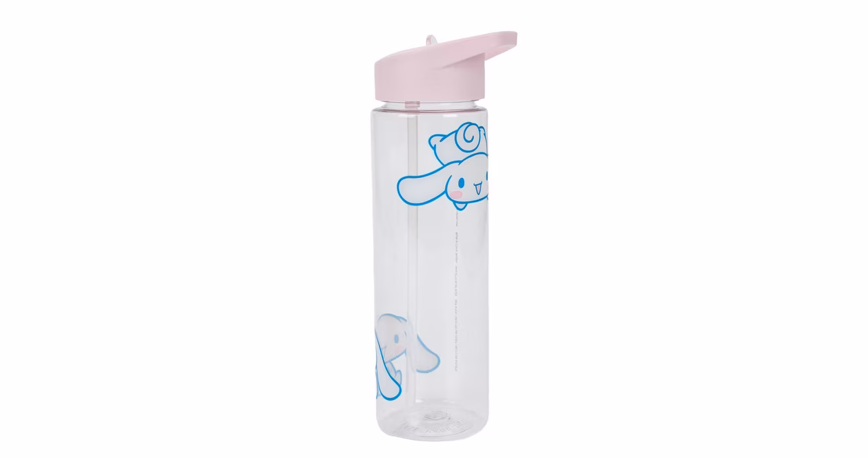GameStop Cinnamoroll Plastic 24 oz Water Bottle with Pink Lid
