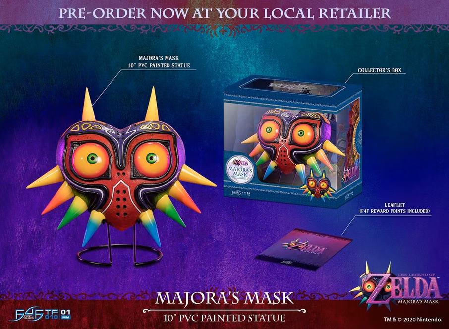 GameStop The Legend of Zelda: Majora's Mask Standard Edition 10-in Replica