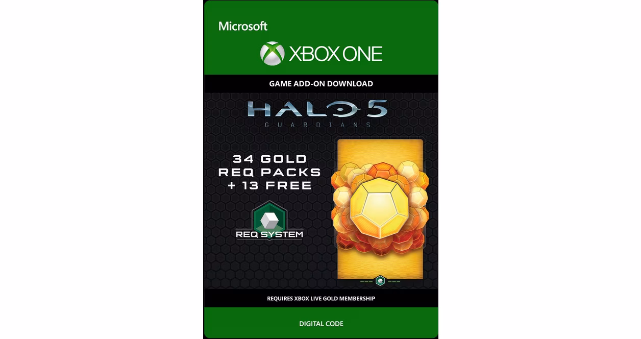 GameStop Halo 5: Guardians 34 Gold Req Packs DLC and 13 Free - Xbox One