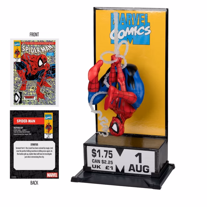 GameStop McFarlane Toys Collection Marvel Spider-Man (Issue 1, Box Artwork) 1:10th Statue
