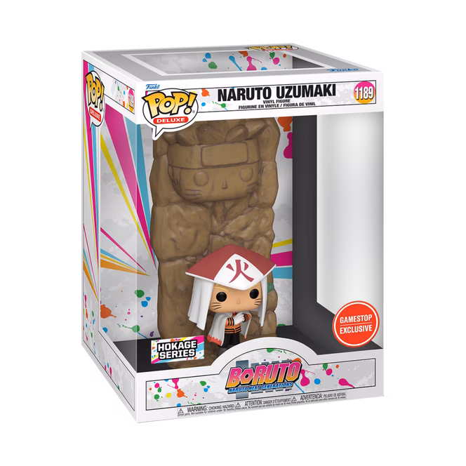 GameStop Funko POP! Deluxe: Boruto: Naruto Next Generations Naruto Uzumaki 9-in Vinyl Figure GameStop Exclusive