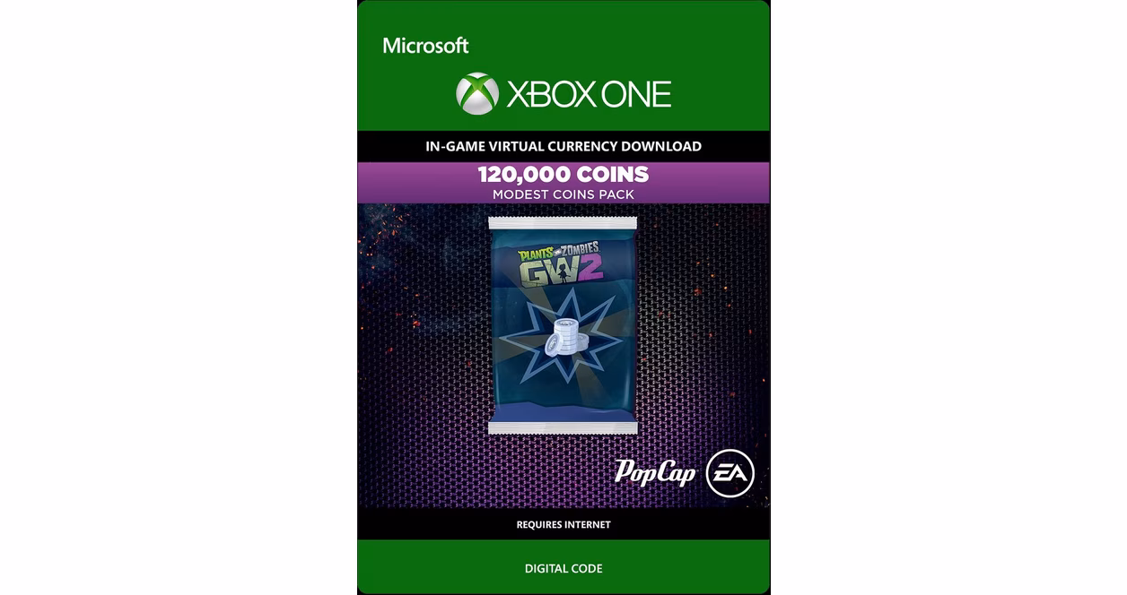 GameStop Plants vs. Zombies Garden Warfare 2 120,000 Modest Coins Pack