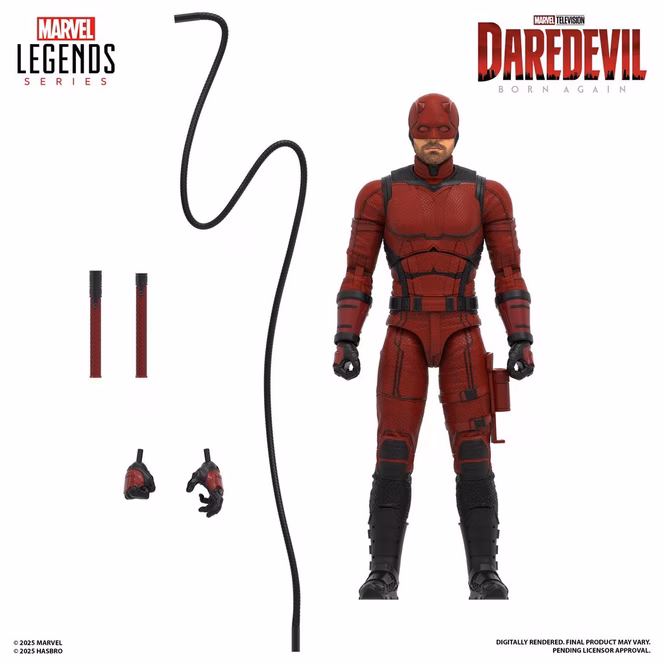 GameStop Hasbro Marvel Legends Series Daredevil: Born Again Daredevil 6-in Action Figure