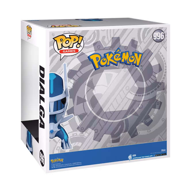 GameStop Funko POP! Jumbo: Pokemon Dialga 10-in Vinyl Figure 2024 New York Comic Con Exclusive