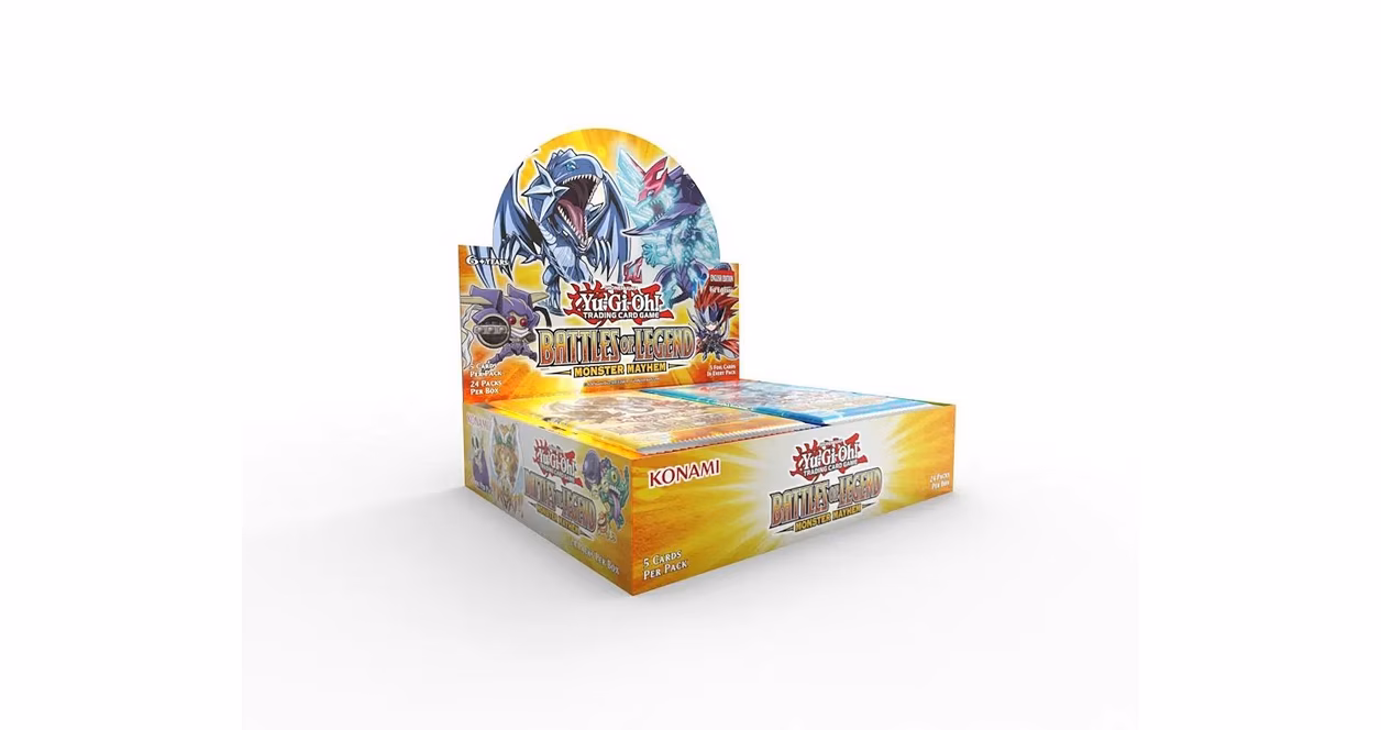 GameStop Yu-Gi-Oh! Trading Card Game: Battles of Legend Monster Mayhem Booster Display Box