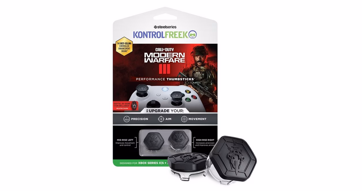 GameStop KontrolFreek FPS Performance Aim Thumbsticks for Xbox Series X/S- Call of Duty Modern Warfare III