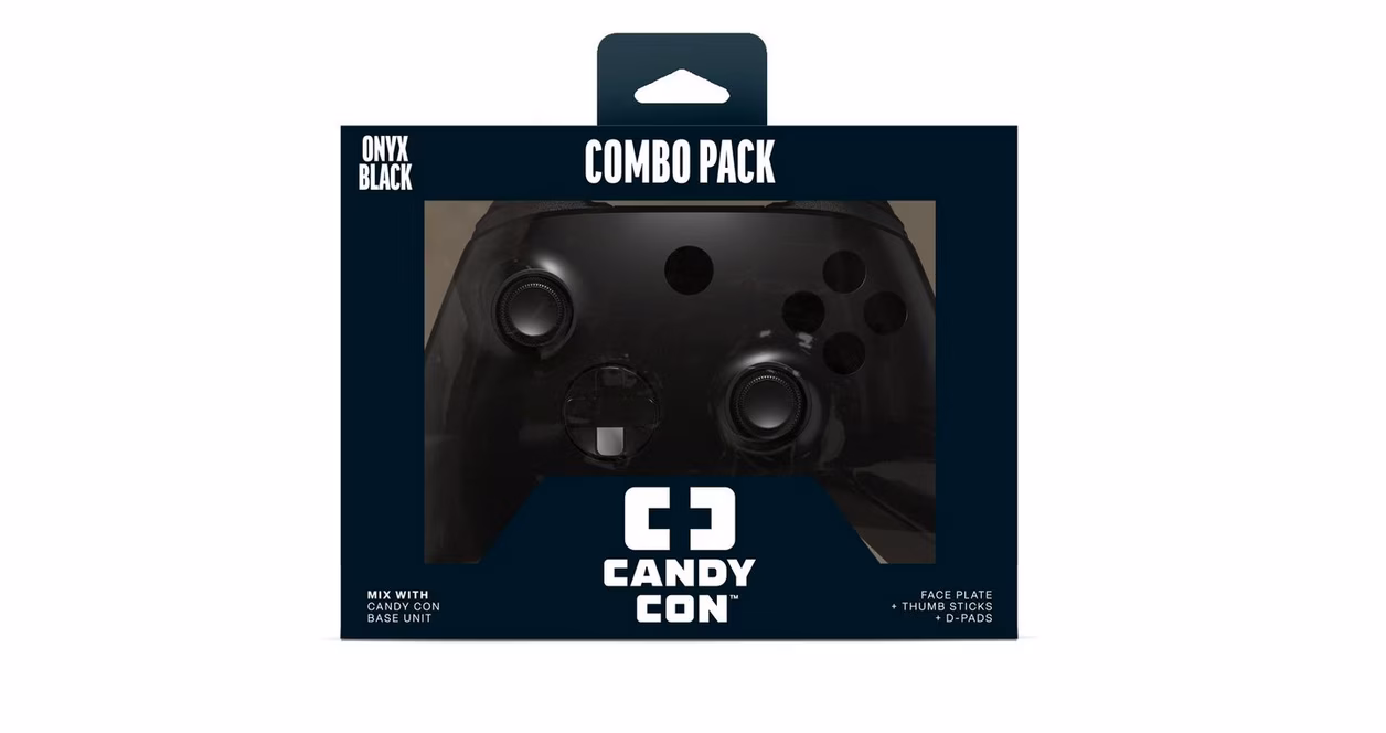 GameStop CANDY CON Combo Pack Controller Kit - Onyx Black GameStop Exclusive