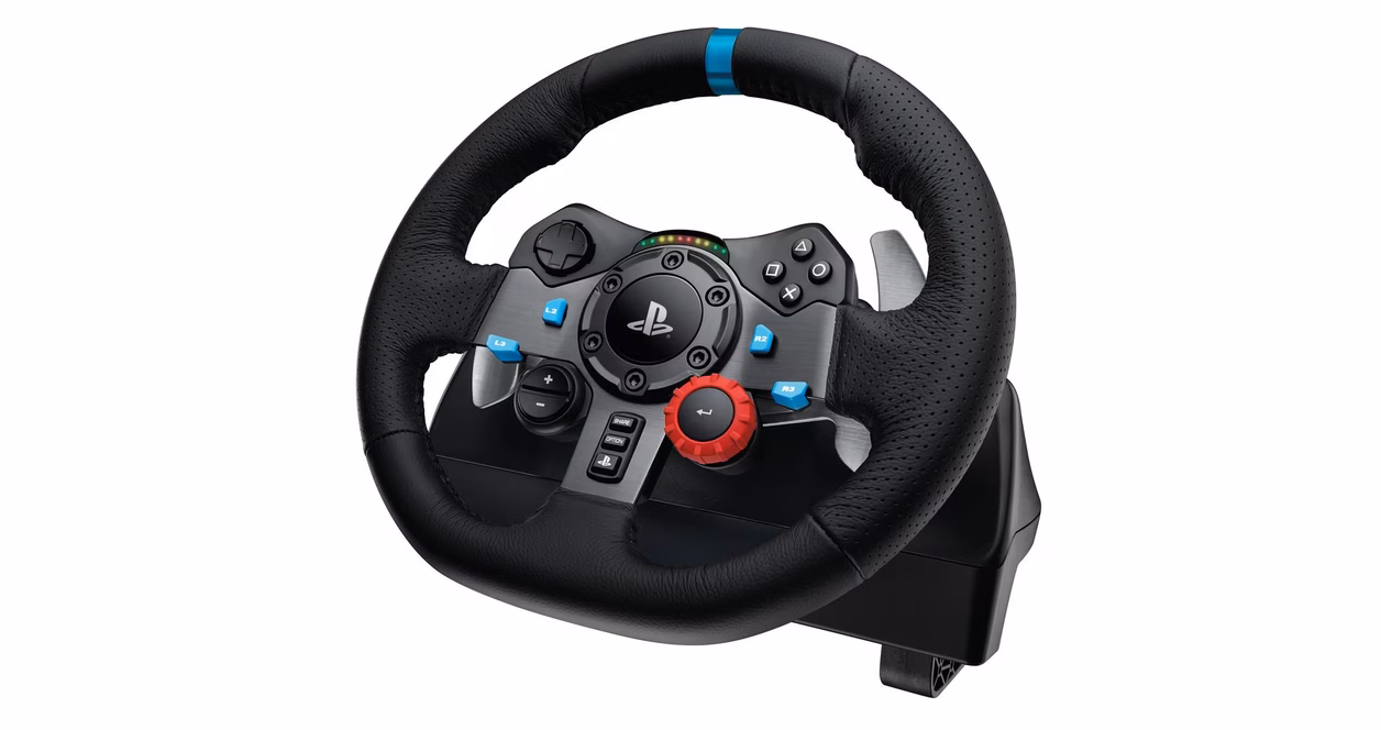 GameStop Logitech G29 Driving Force Racing Wheel for PlayStation 4, 5, and PC