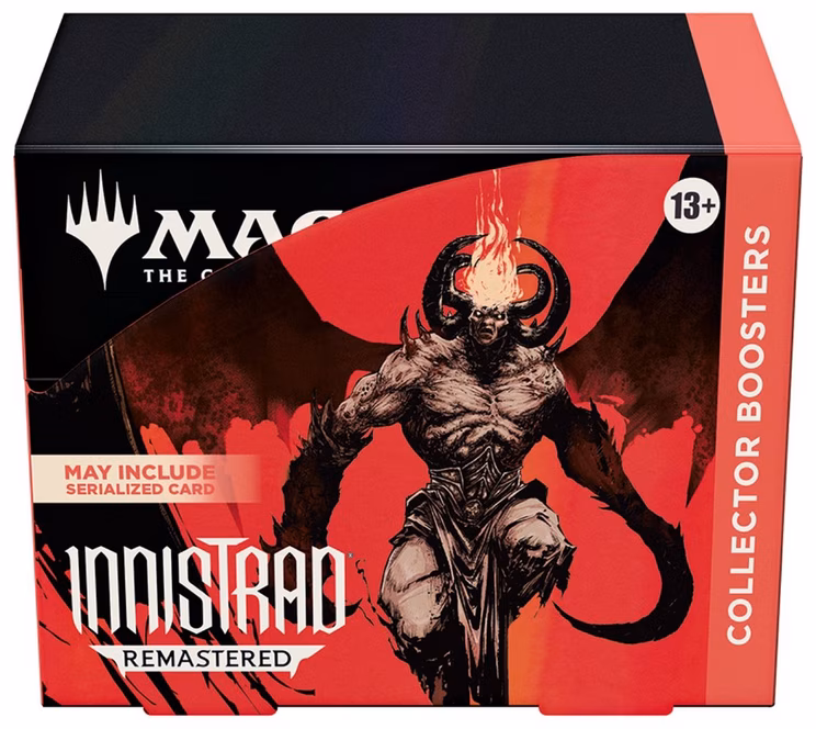 GameStop Magic: The Gathering Innistrad Remastered Collector Booster Display (12 Boosters)