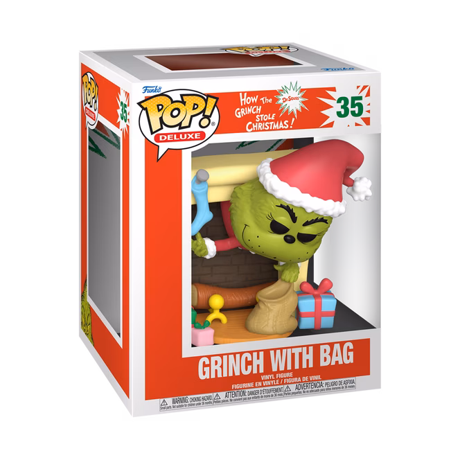 GameStop Funko POP! Deluxe: How the Grinch Stole Christmas Grinch 4.2-in Vinyl Figure