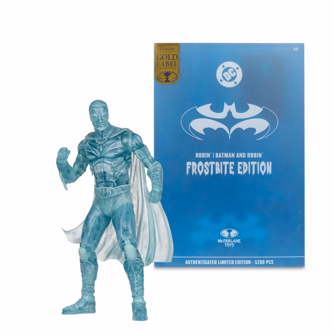 GameStop McFarlane Toys Gold Label Collection DC Batman and Robin - Robin (Frostbite Edition) 7-in Action Figure GameStop Exclusive