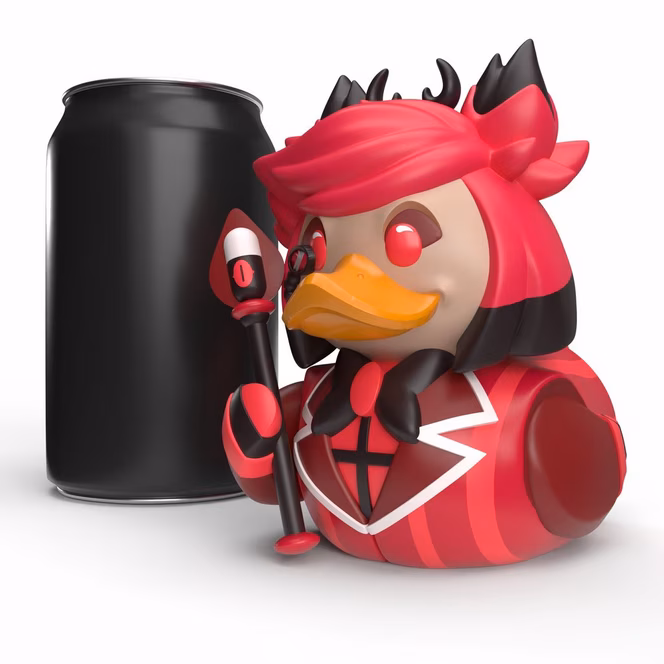 GameStop Tubbz Hazbin Hotel 1st Edition Alastor 3.54-in Collectible Duck