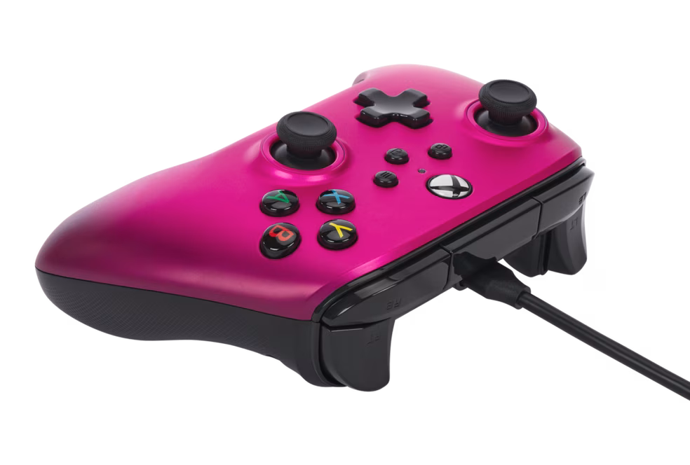 GameStop PowerA Advantage Wired Controller for Xbox Series X/S - Satin Fuchsia