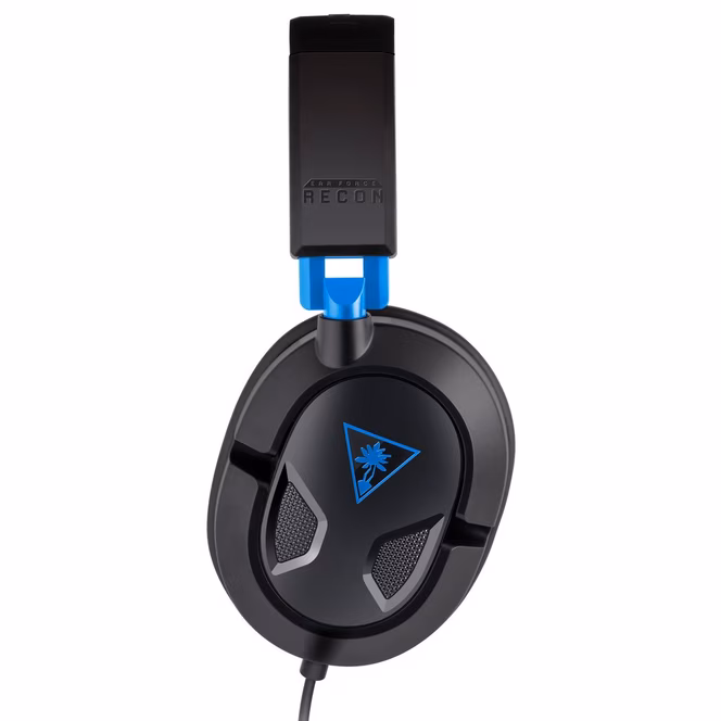 GameStop Turtle Beach Recon 50 Wired Gaming Headset  for PS5, PS4, PS4 Pro, Xbox Series X/S, Xbox One, PC and Mobile - Black/Blue