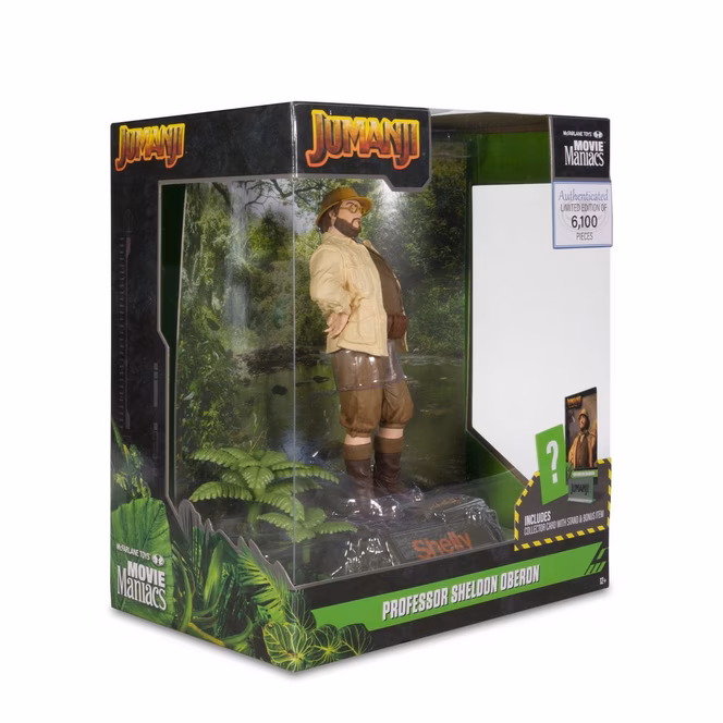 GameStop McFarlane Toys Movie Maniacs: Jumanji Professor Sheldon Oberon 6-in Statue