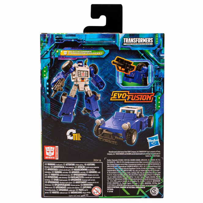 GameStop Hasbro Transformers Legacy Evolution Deluxe Class Beachcomber 5.5-in Action Figure