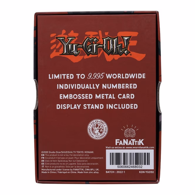 GameStop Yu-Gi-Oh! Limited Edition Red Eyes B. Dragon Metal Card