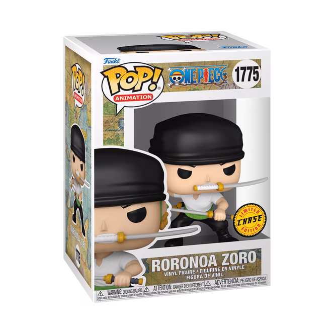 GameStop Funko POP! Animation: One Piece (Refresh) Zoro (or Chase) 4.2-in Vinyl Figure