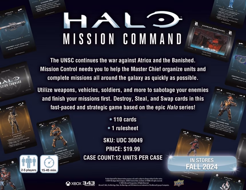 GameStop Upper Deck Halo: Mission Command Blaster Box