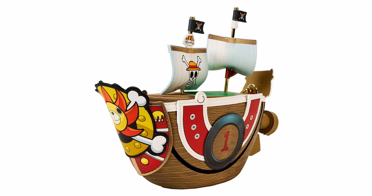 GameStop Loungefly One Piece Thousand Sunny Ship Figural Crossbody Bag