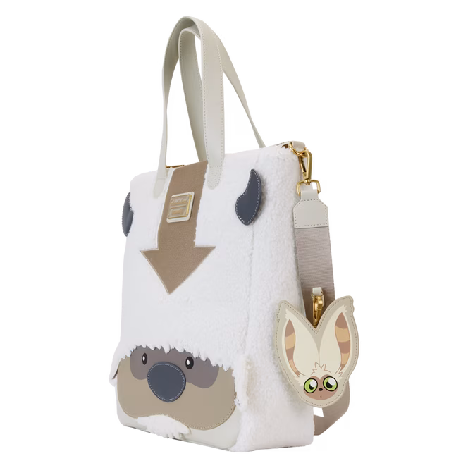 GameStop Loungefly Avatar: The Last Airbender Appa Cosplay Plush Tote Bag with Momo Charm