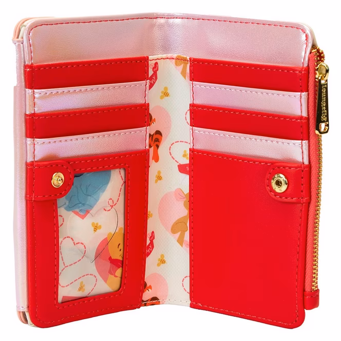 GameStop Loungefly Disney Winnie the Pooh Love Letter Flap Bifold Wallet