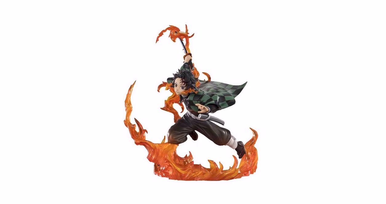 GameStop Bandai Demon Slayer: Kimetsu no Yaiba Tamashii Nations FiguartsZero Tanjiro Kamado (Kyojuro Rengoku's Sword Guard ver.) 7.07-in Figure