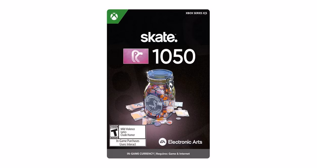 GameStop SKATE: 1050 SV Bucks - Xbox Series X/S