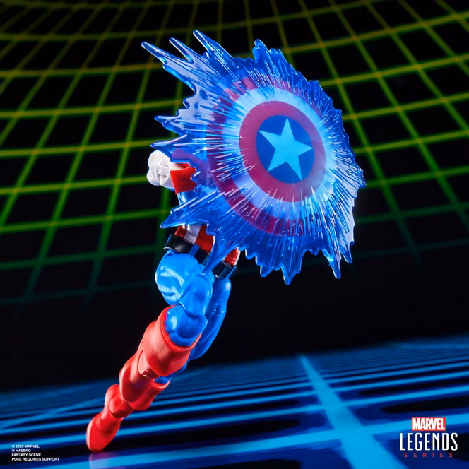 GameStop Hasbro Marvel Legends Series Gamerverse Captain America vs. Venom 6-in Action Figure 2-Pack