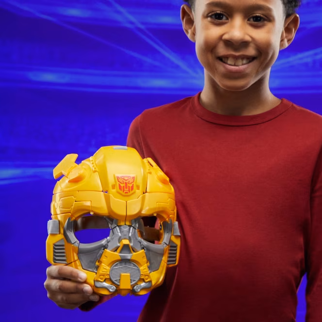 GameStop Hasbro Transformers One Prime Changer Bumblebee Mask and Figure